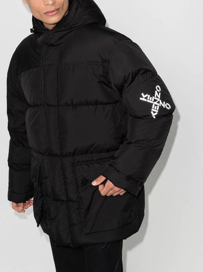 KENZO hooded padded jacket outlook