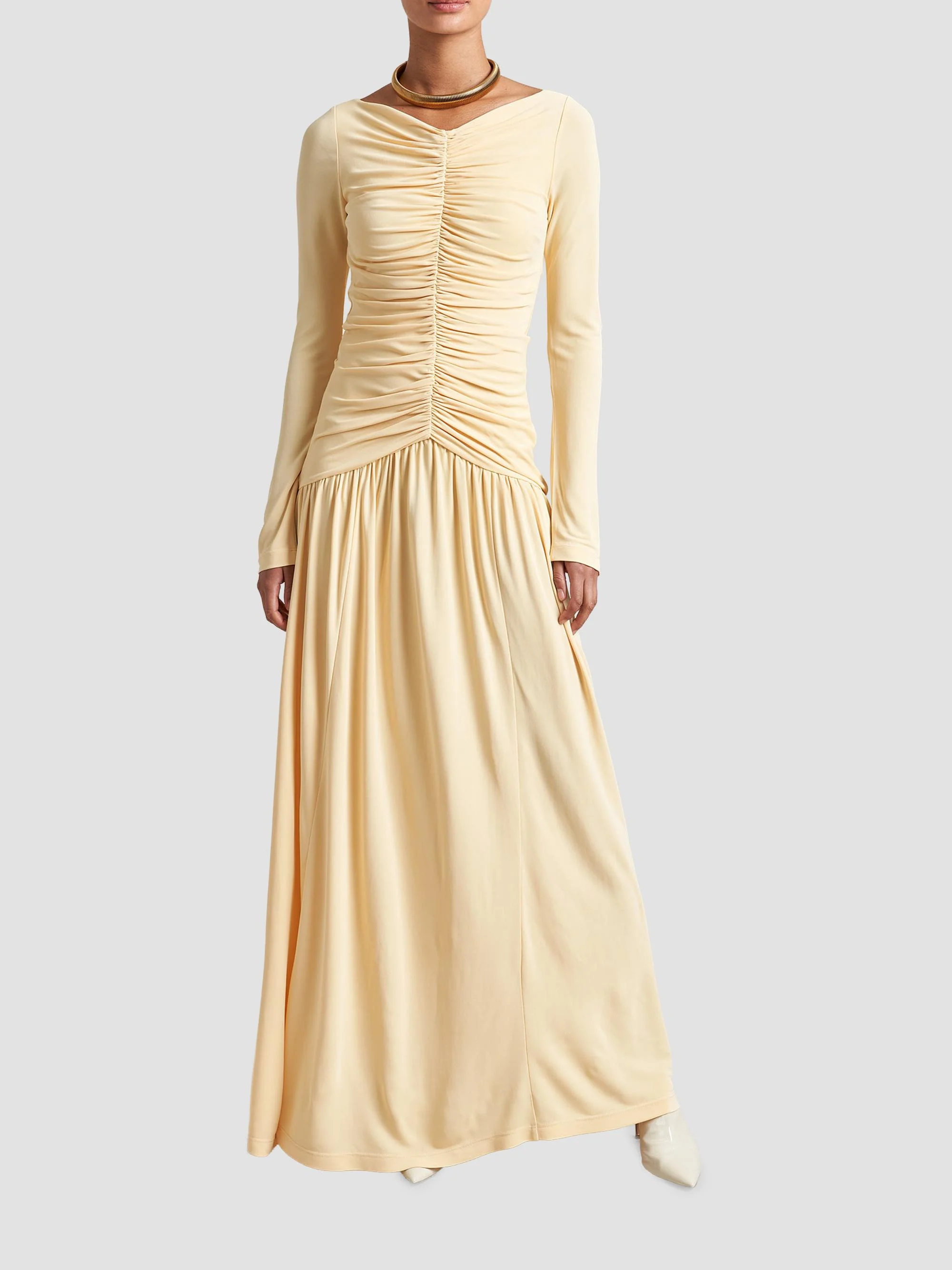 Women's Rosalie Dress - Pale Yellow - 1