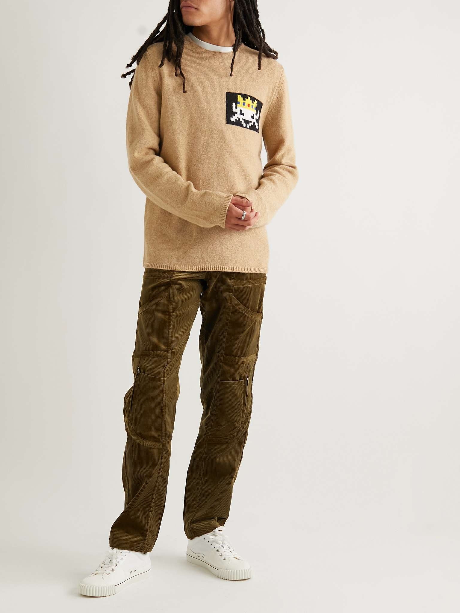 Intarsia Wool-Blend Sweater - 2
