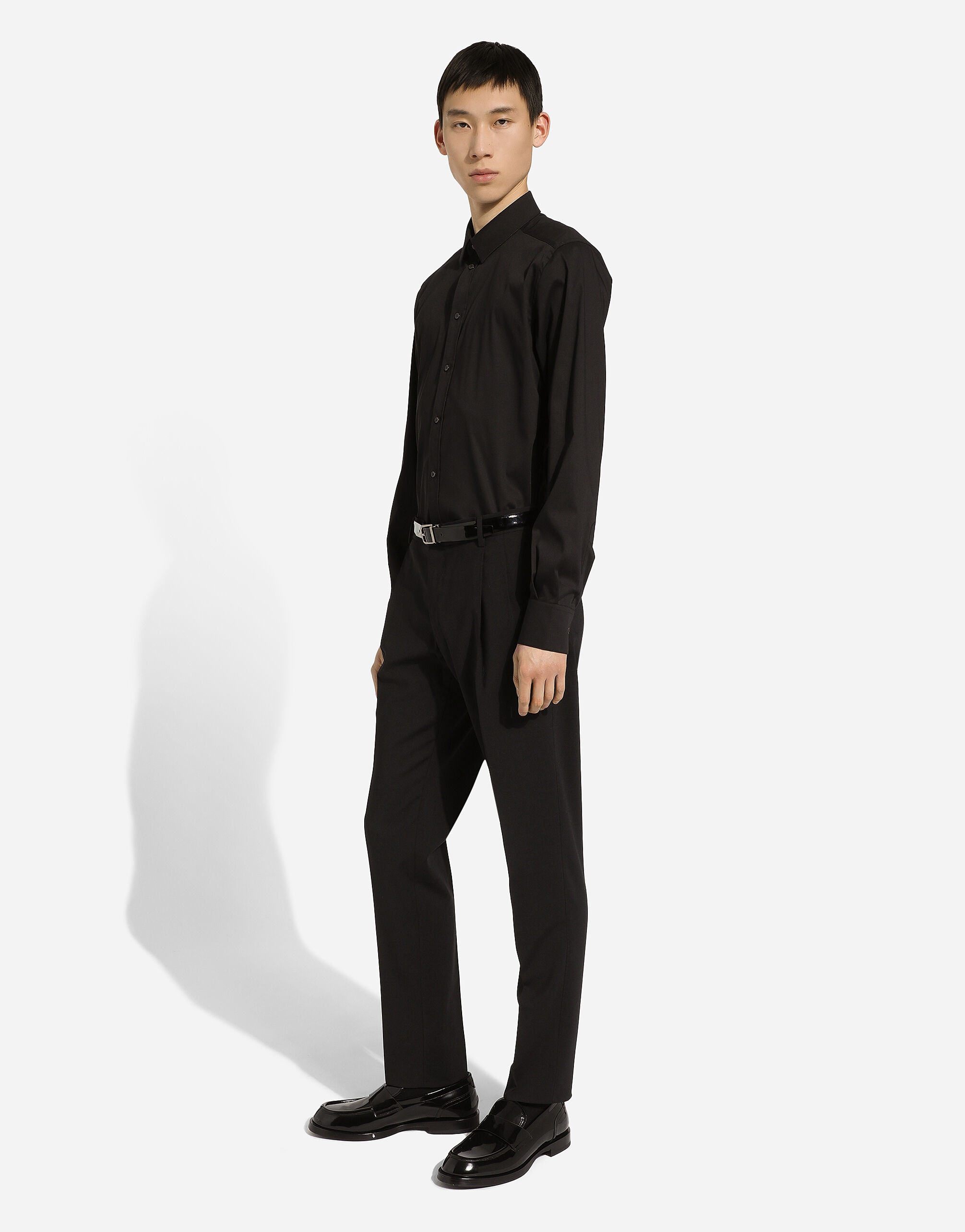 Stretch cotton Gold-fit shirt - 5