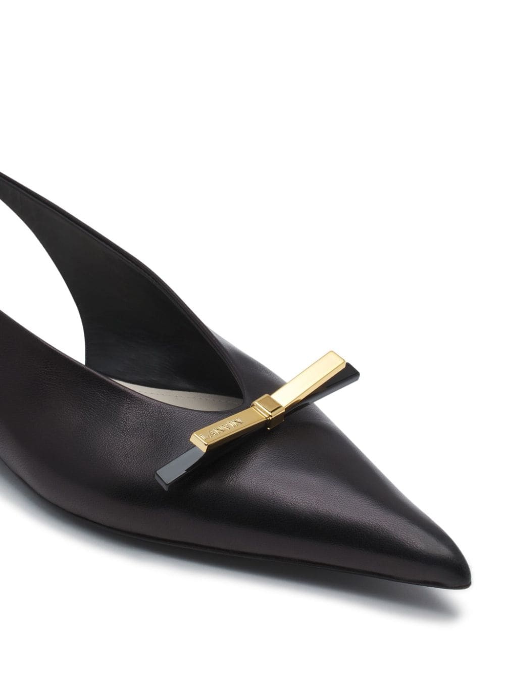 slingback leather ballerina shoes - 5