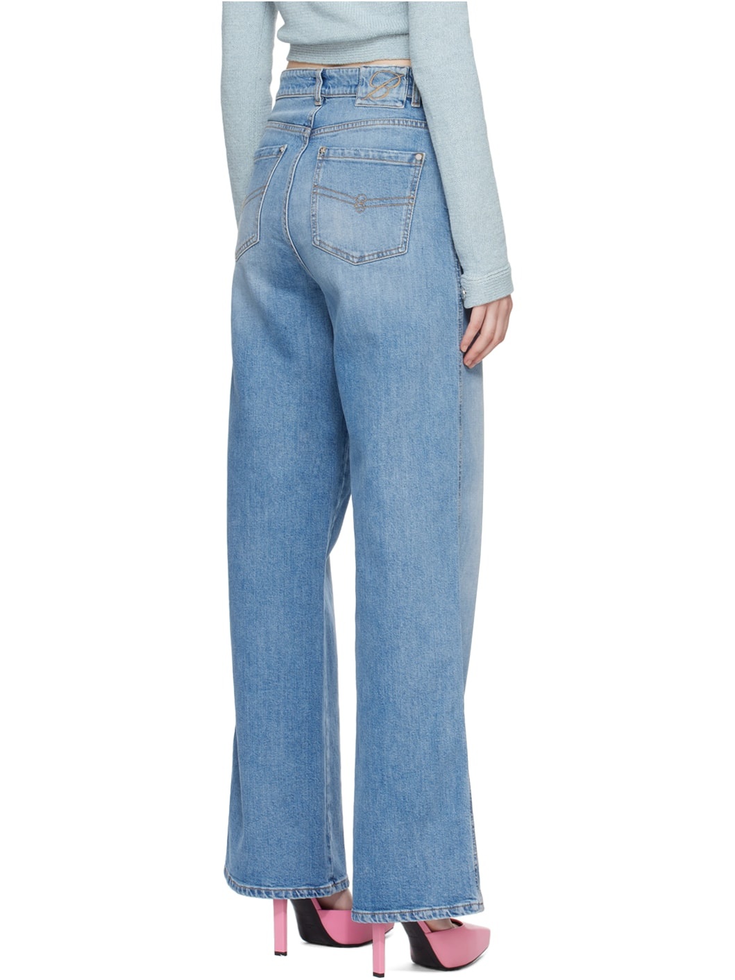 Blue Boyfriend Jeans - 3