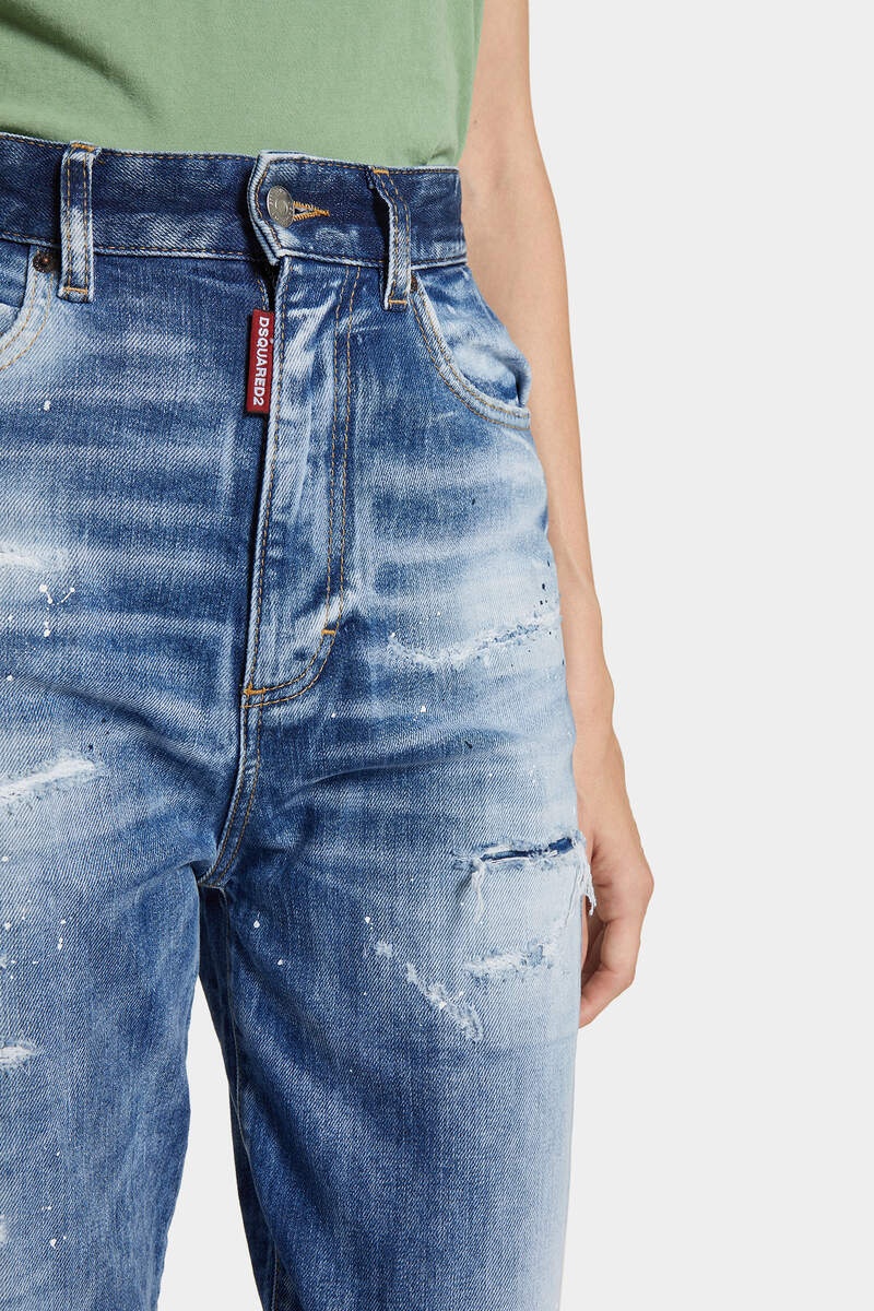 LIGHT SCARFACE WASH '80S JEANS - 5