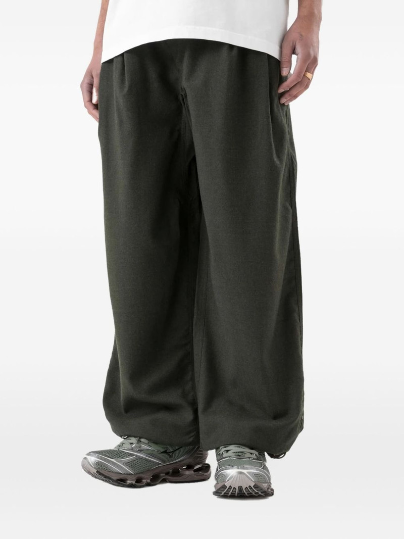MAHARISHI pleated wide-leg trousers outlook