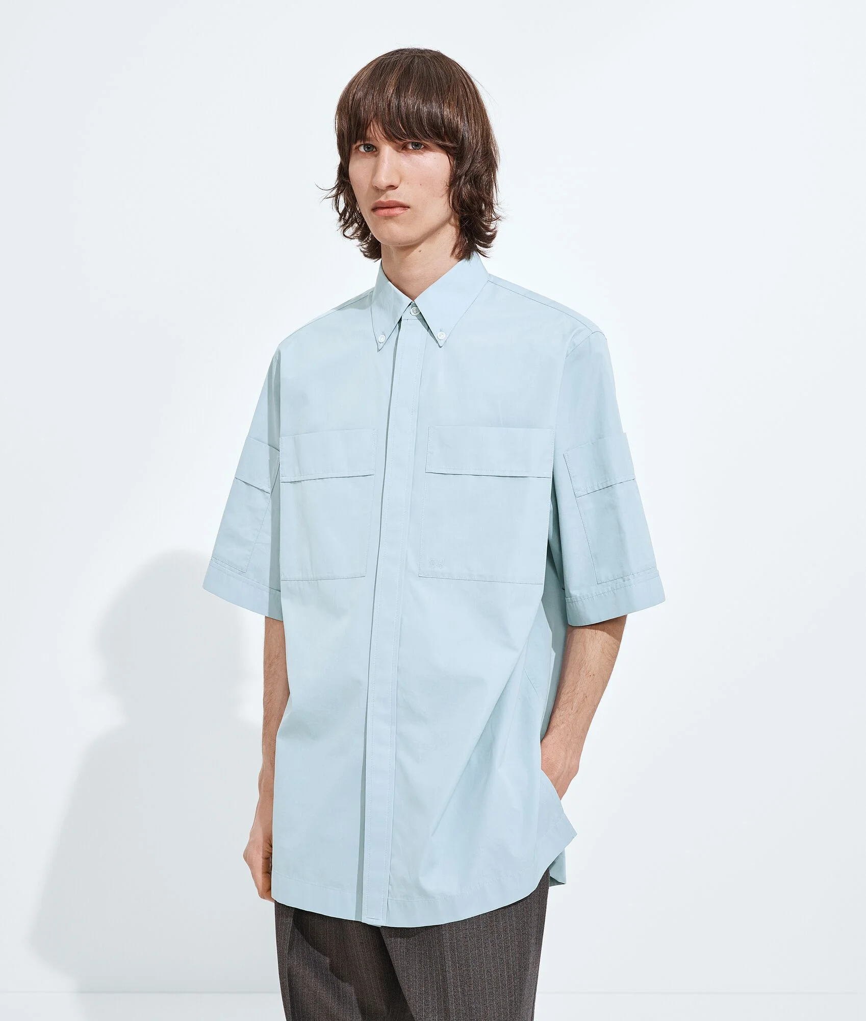 Cotton Poplin Shirt - 1
