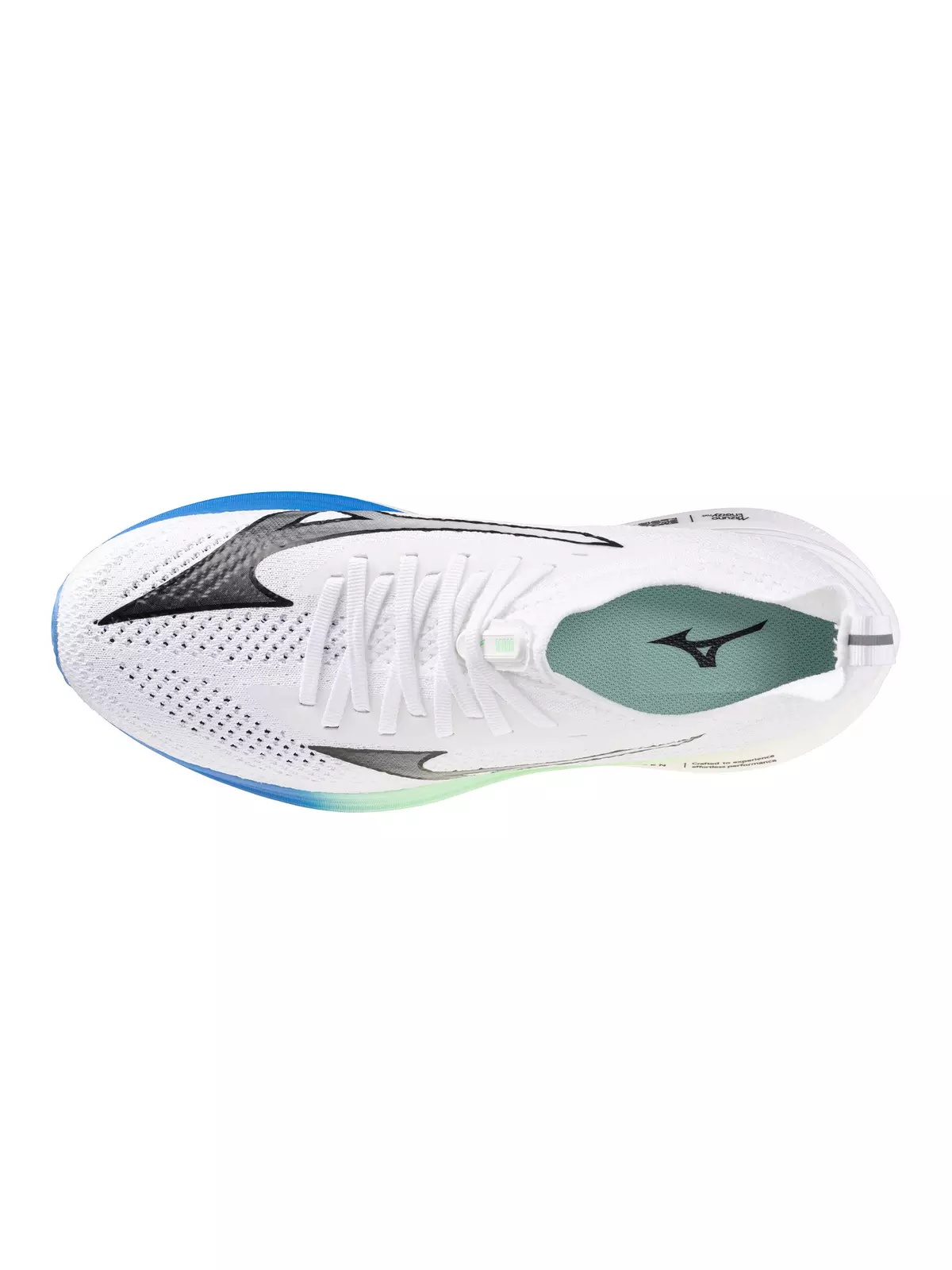 Neo Zen "White/Frontier Blue" Men's Running Shoe - 6