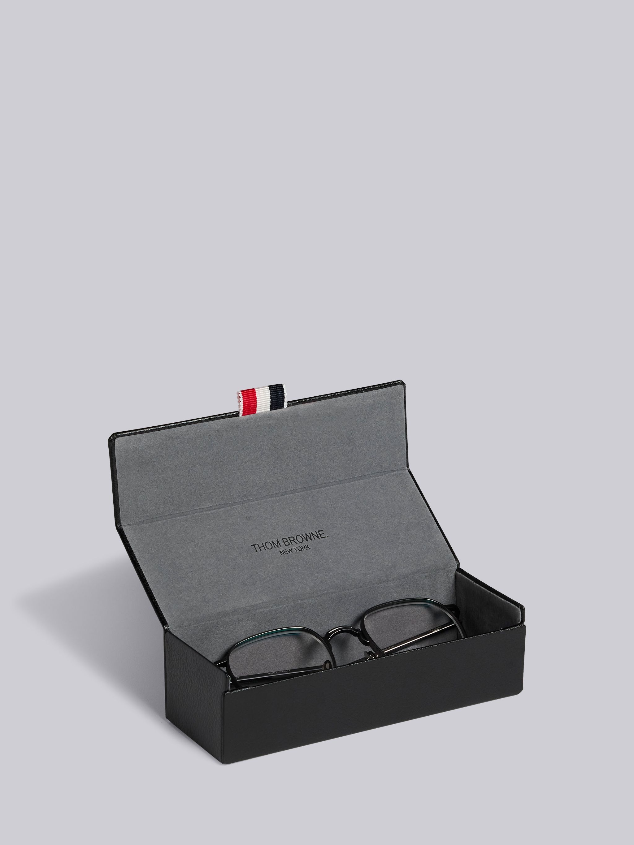 TB126 - Black Iron Clubmaster Sunglasses - 5