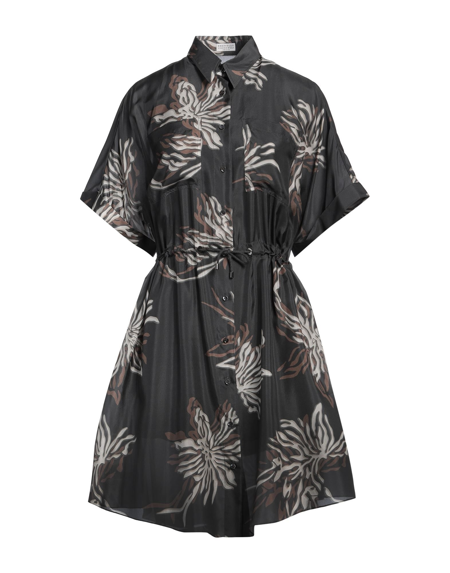 Charcoal Women's Short Dress - 1