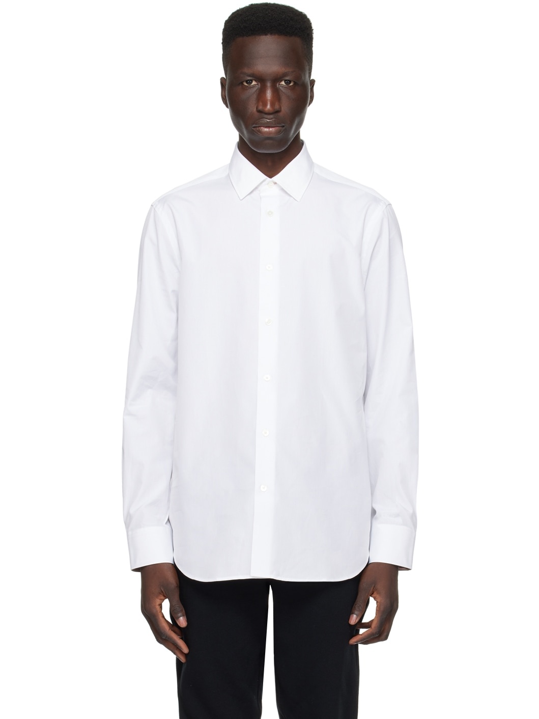 White Tailored Shirt - 1