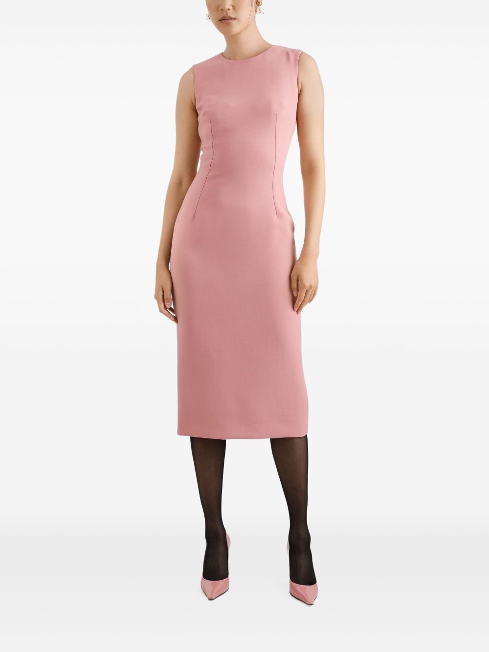 wool crepe dress - 2
