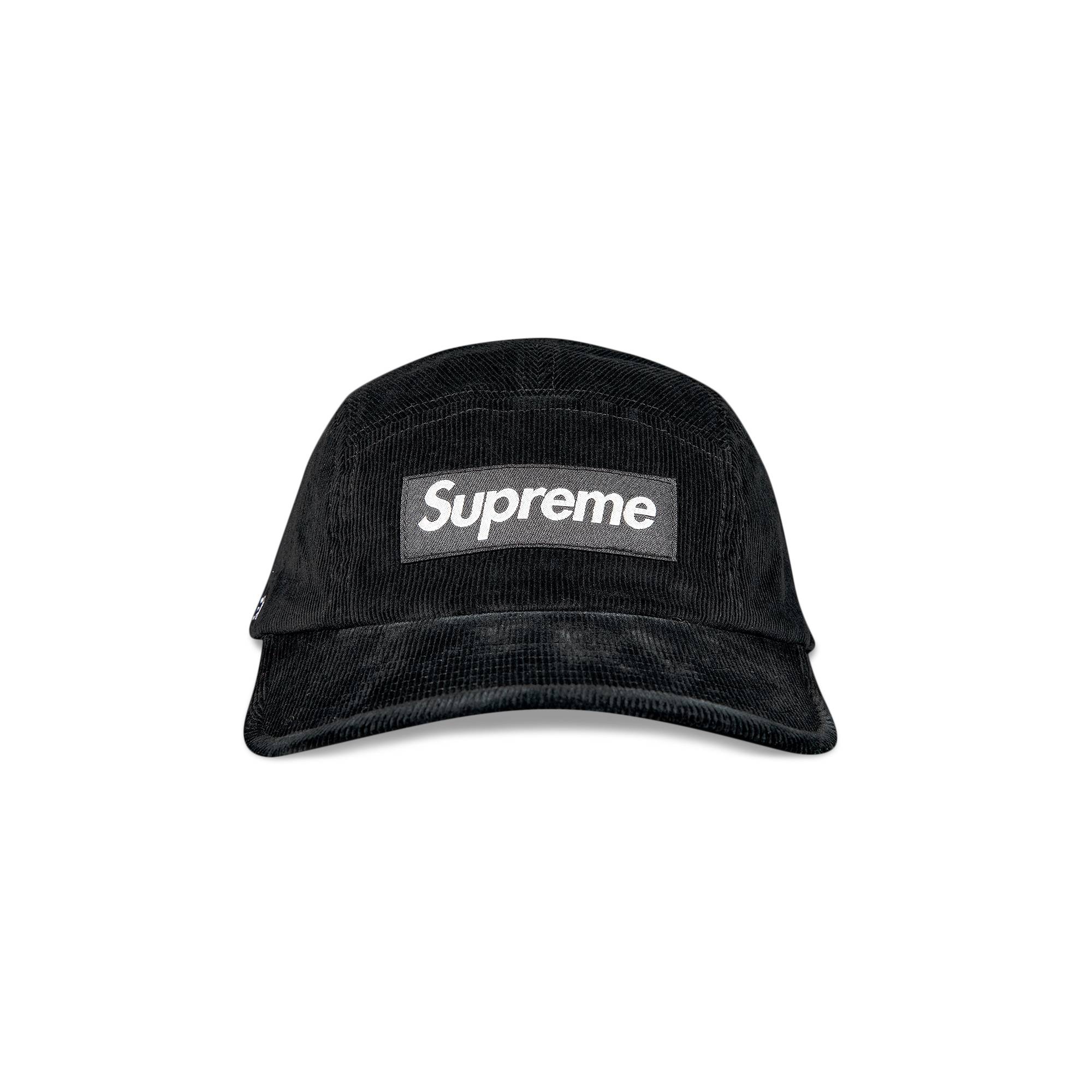 Supreme Supreme GORE-TEX Corduroy Camp Cap 'Black' | goat | REVERSIBLE