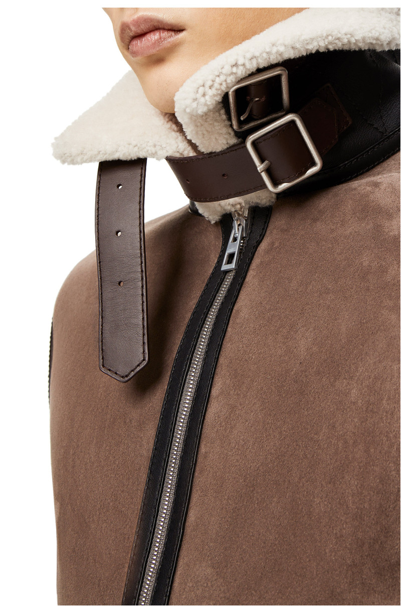 Aviator jacket in shearling 5