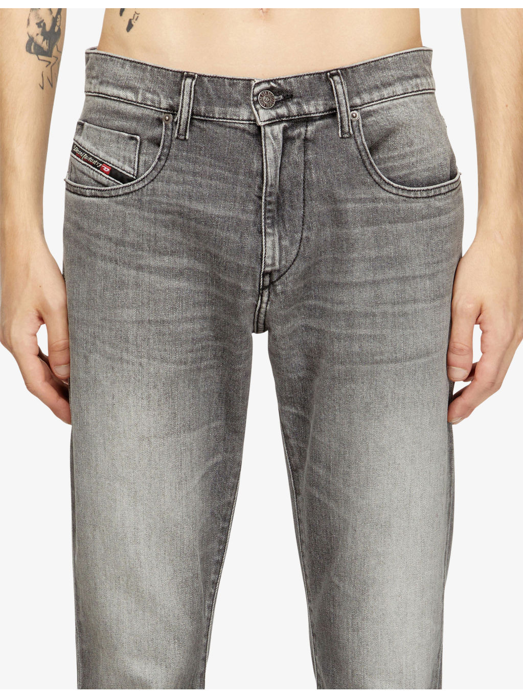 2019 D-Strukt Slim-Leg Stretch-Denim Jeans - 5