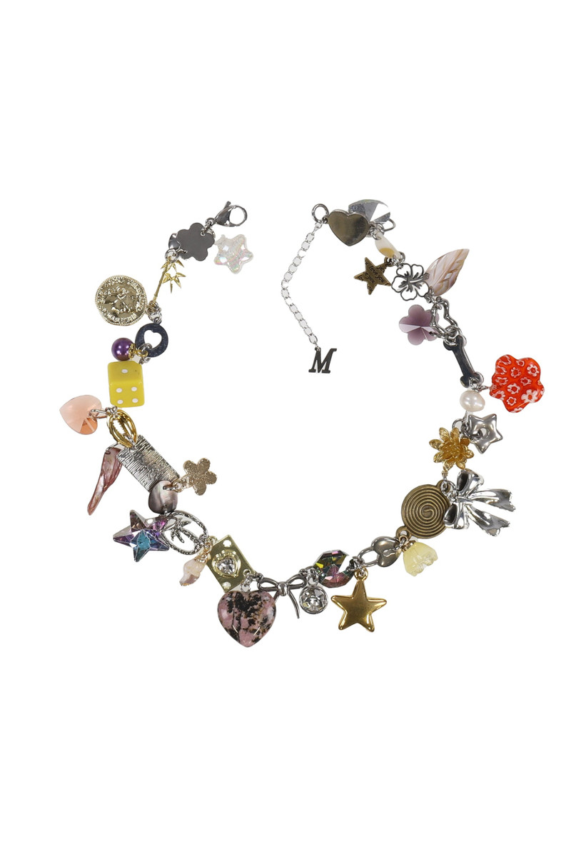 COMET CHARM NECKLACE / MULTI 3