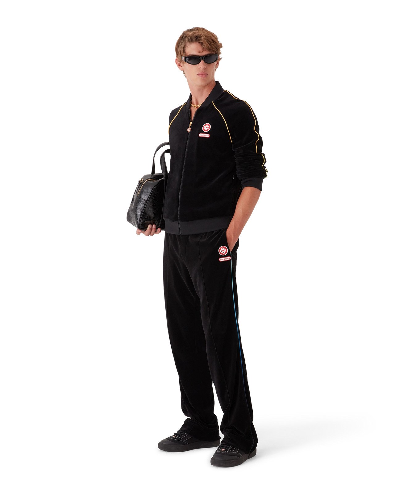 Gradient Piping Velour Track Jacket | Casablanca Paris - 2