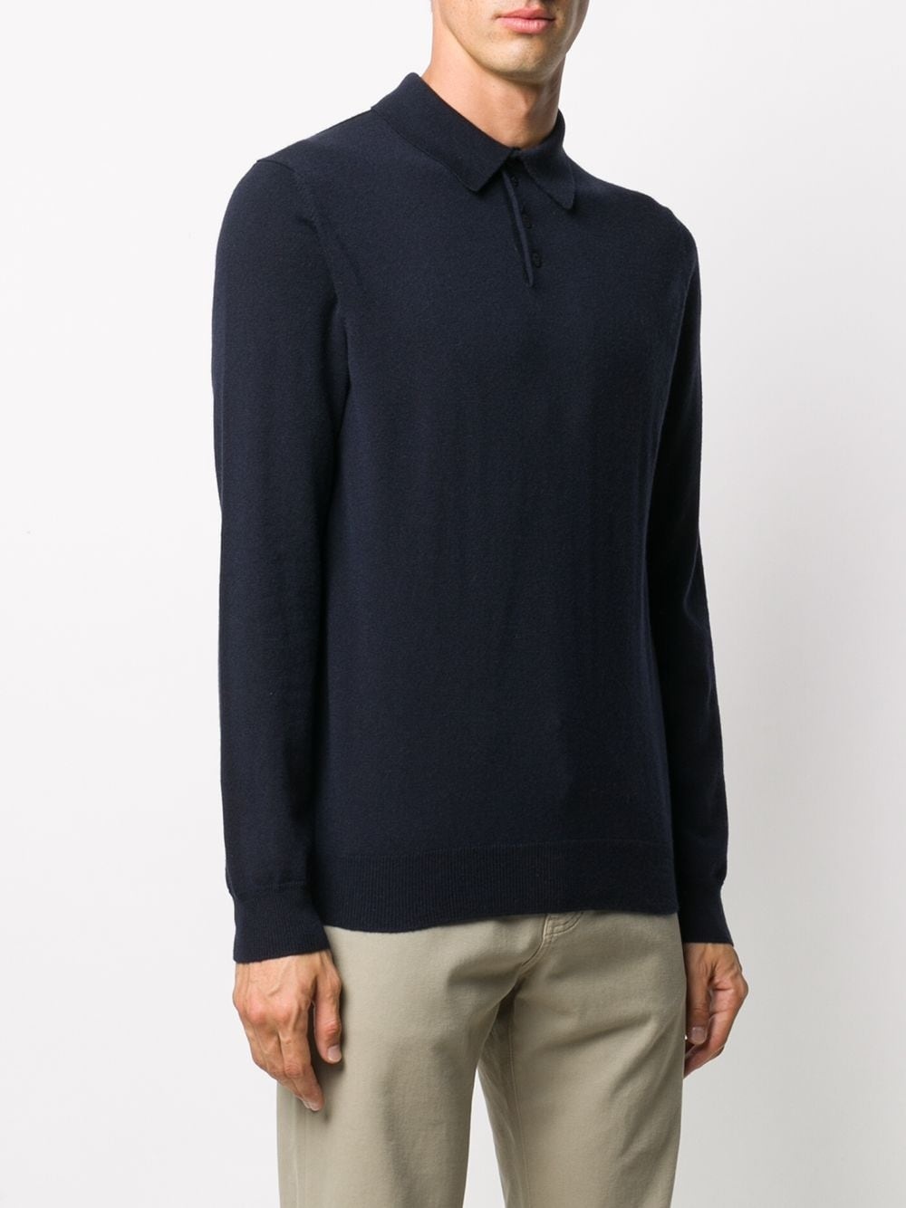 classic long sleeve polo shirt - 3