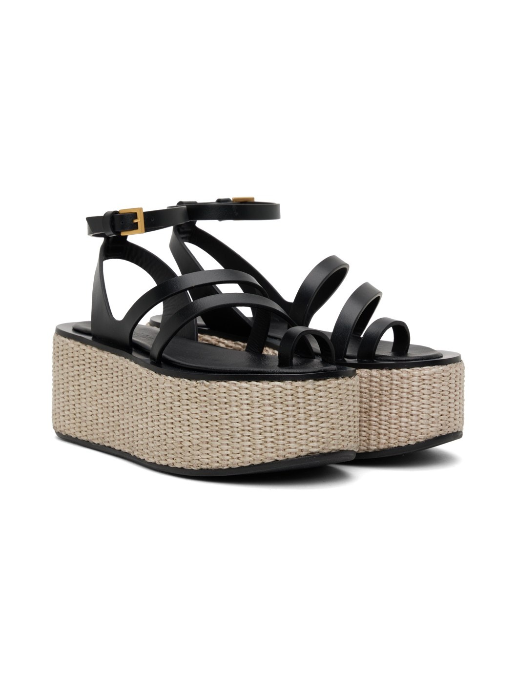 Black Biarritz Sandals - 4