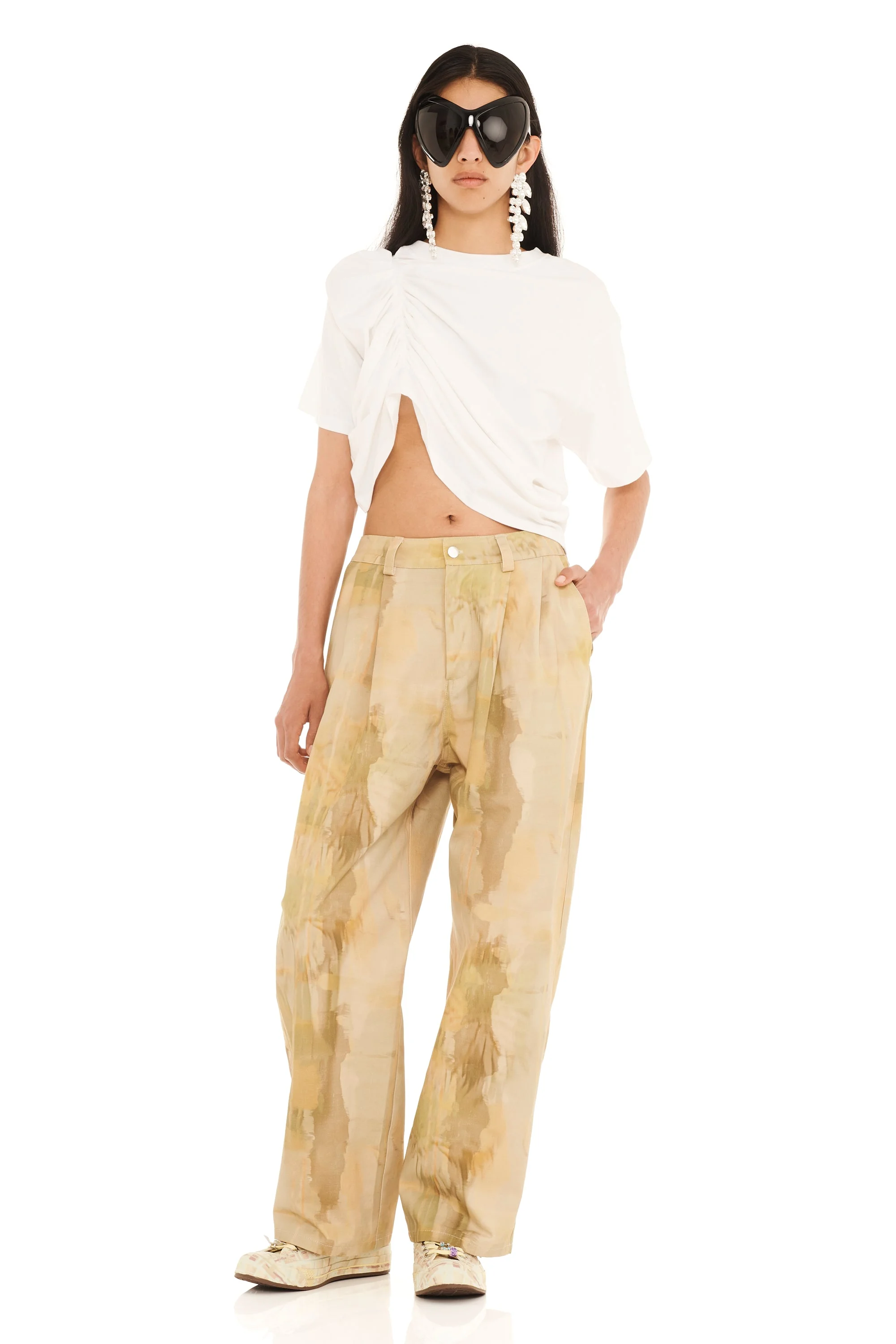 OLIVE GUA SHA CATCHFLY PANT - 1
