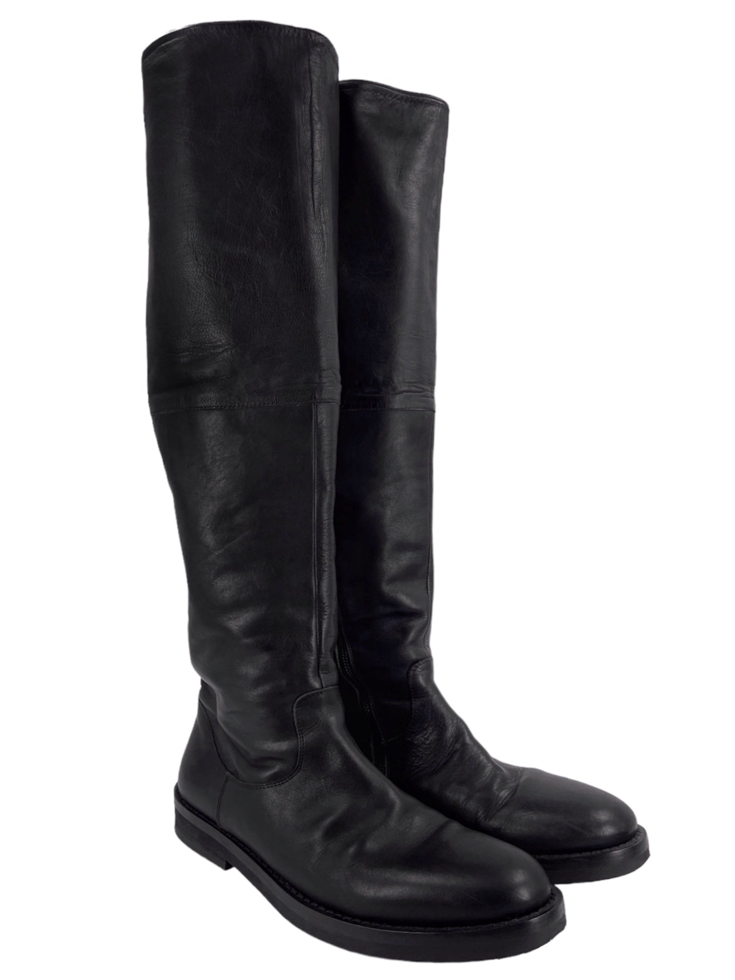 Ann Demeulemeester Fall 2000 Folded Thigh High Boot 43 - 6