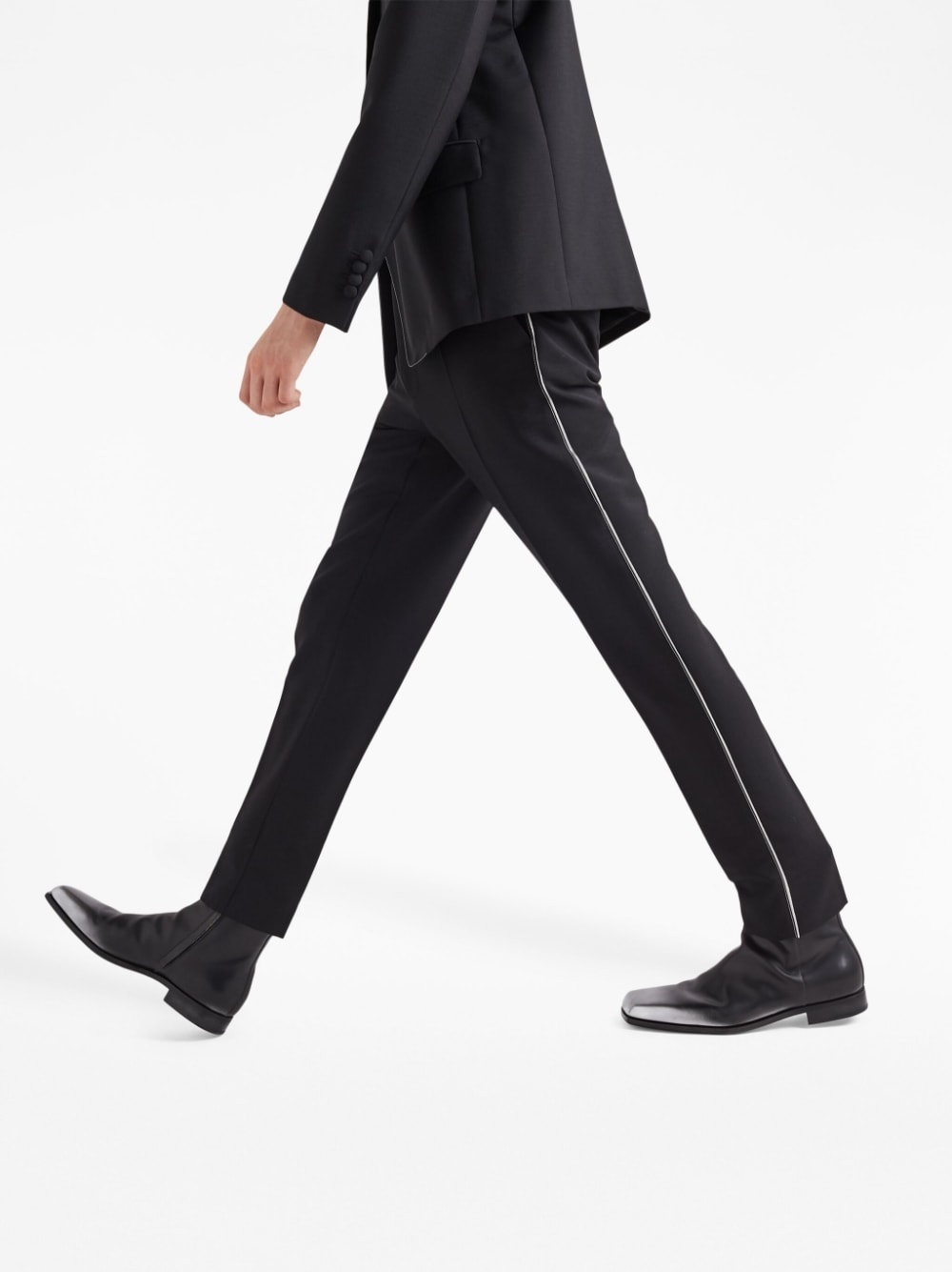 wool tailored trousers - 4