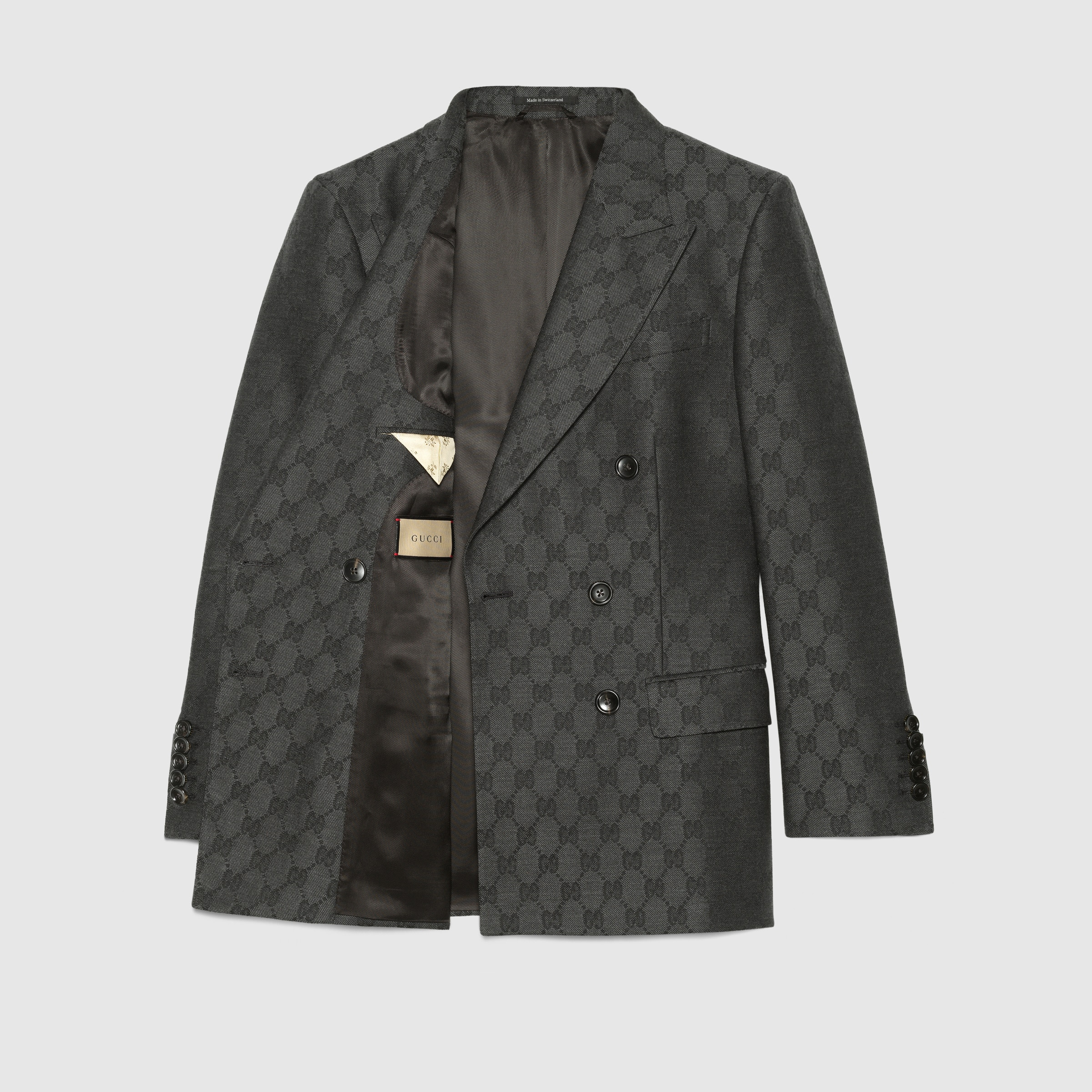 GG wool jacquard jacket - 10