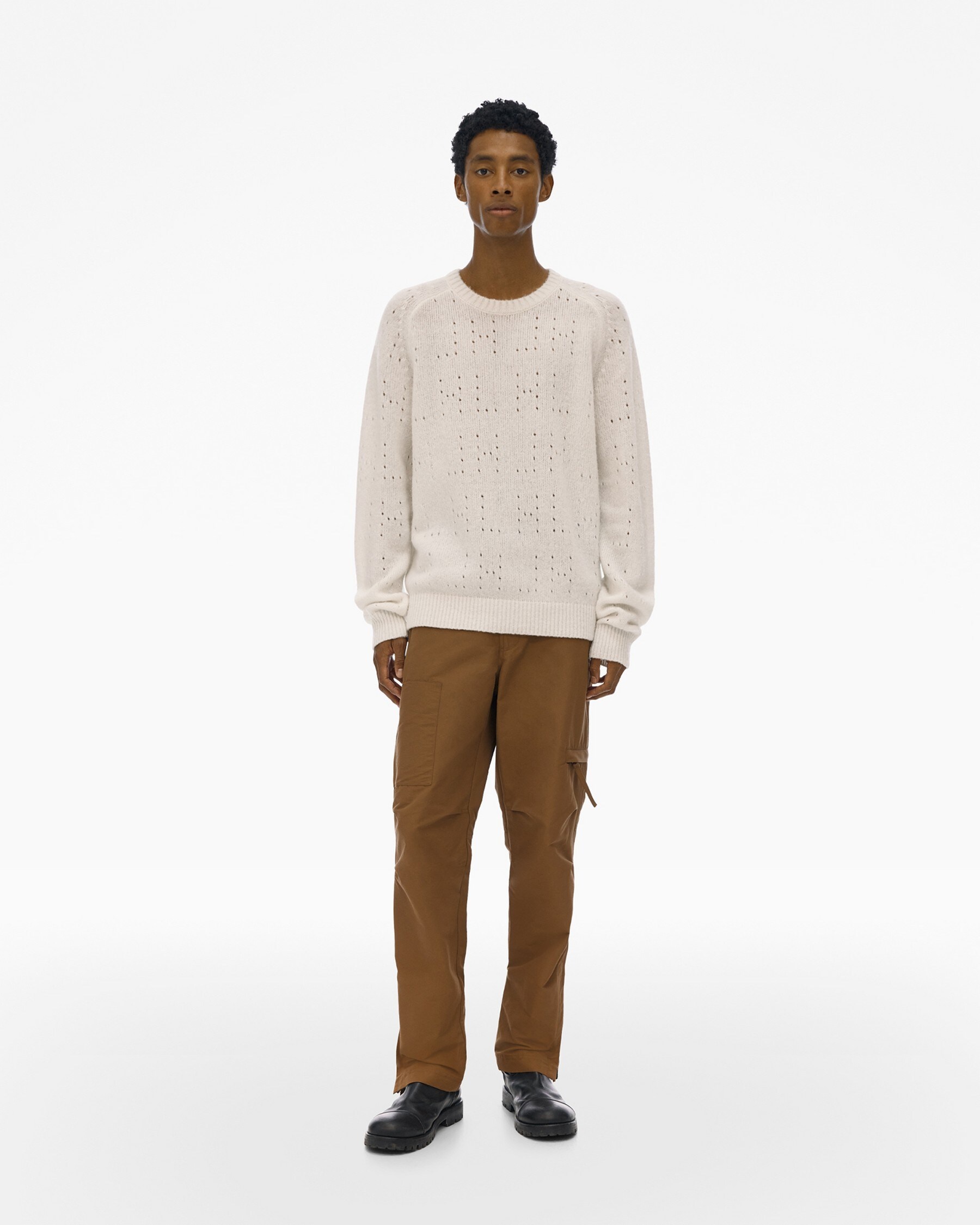 LOGO POINTELLE SWEATER - 2