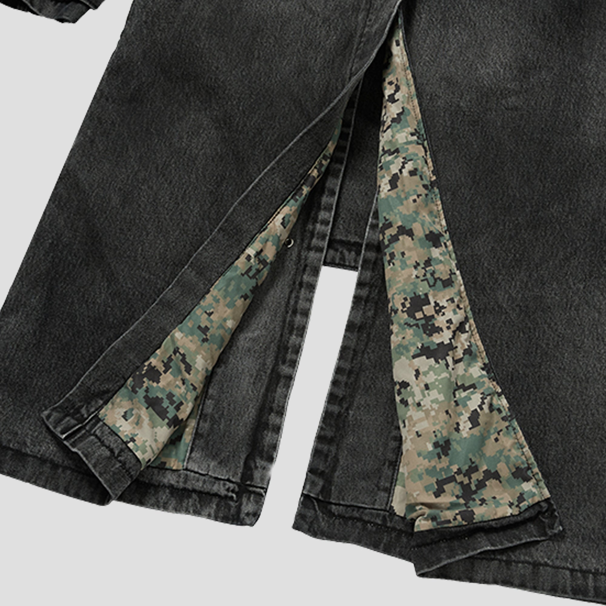 BIO SOLDIER DENIM TRENCH COAT - 6