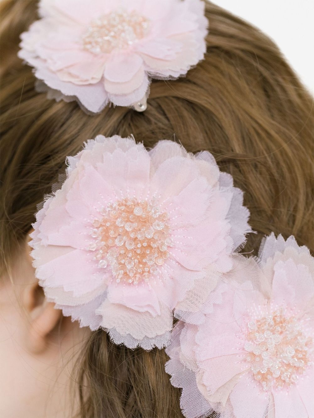 Azalea floral hair clip - 3