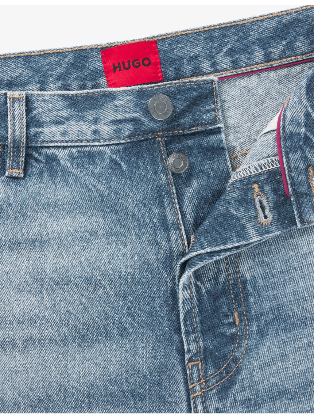 Slim-Fit Straight-Leg Denim Jeans - 5