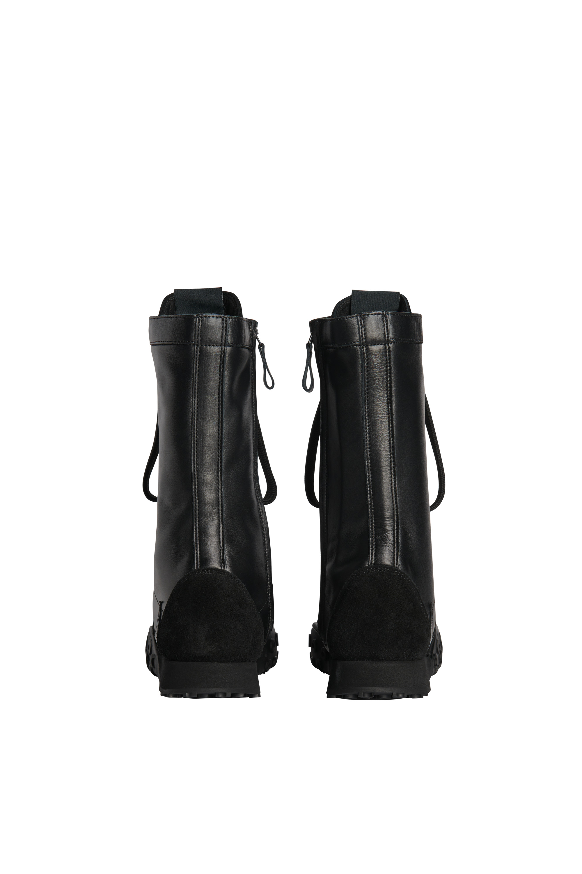 Metal Free Leather High-Top Sneakers - 3