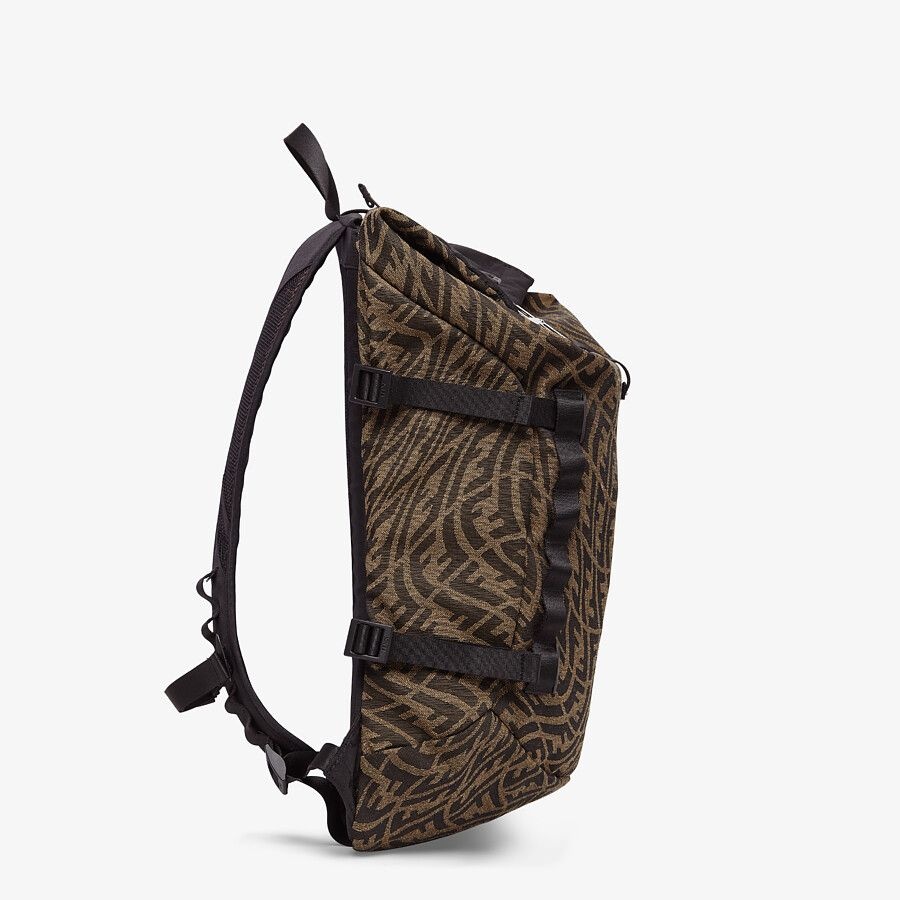 Backpack in brown FF Vertigo fabric - 2