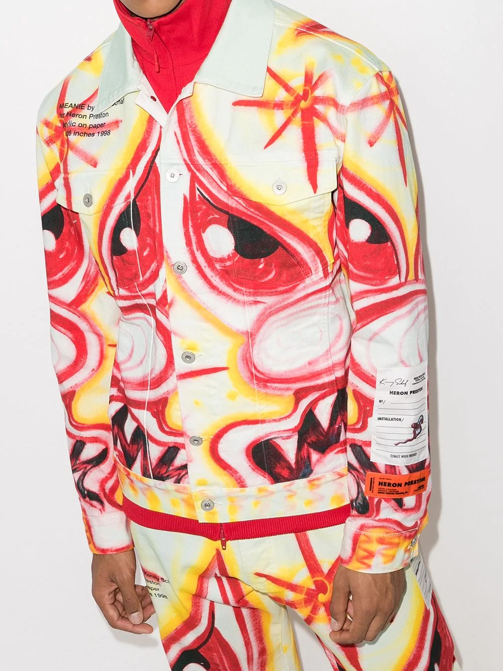 x Kenny Scharf denim jacket - 2