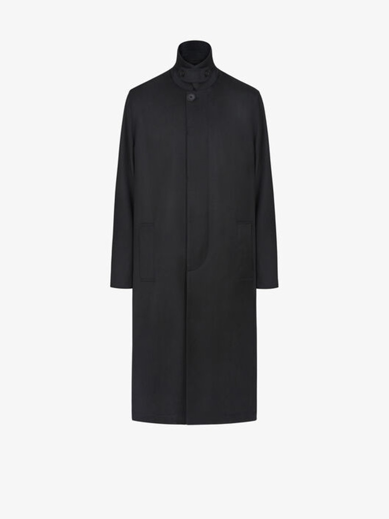 Givenchy GIVENCHY PATCH TRENCH JACKET IN WOOL outlook