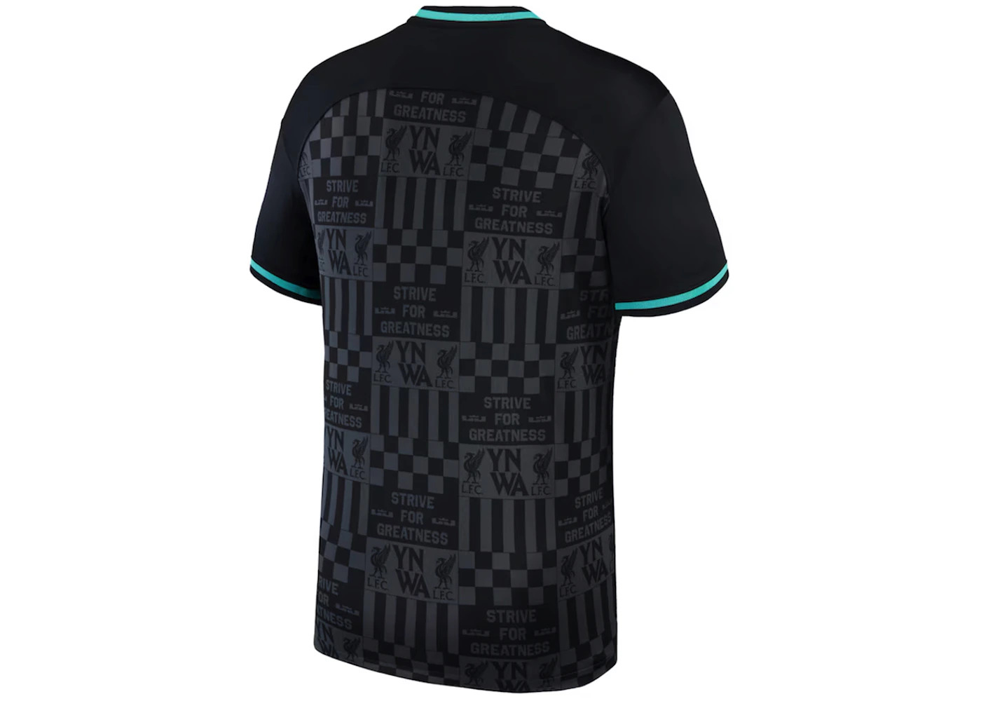 Nike Liverpool x LeBron James 2023/24 Stadium Replica Jersey Black - 2
