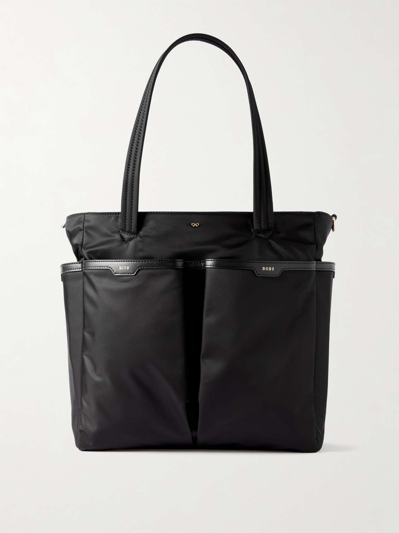 Baby leather-trimmed ECONYL® tote - 1