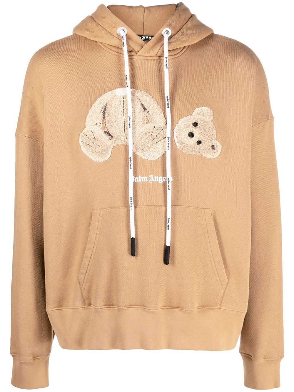 teddy bear print hoodie - 1