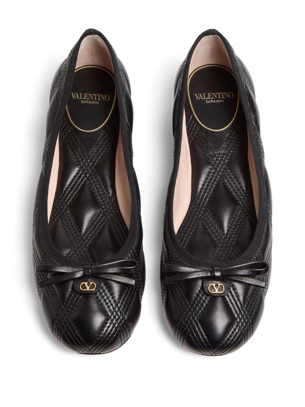 bow detail ballerina shoes - 6