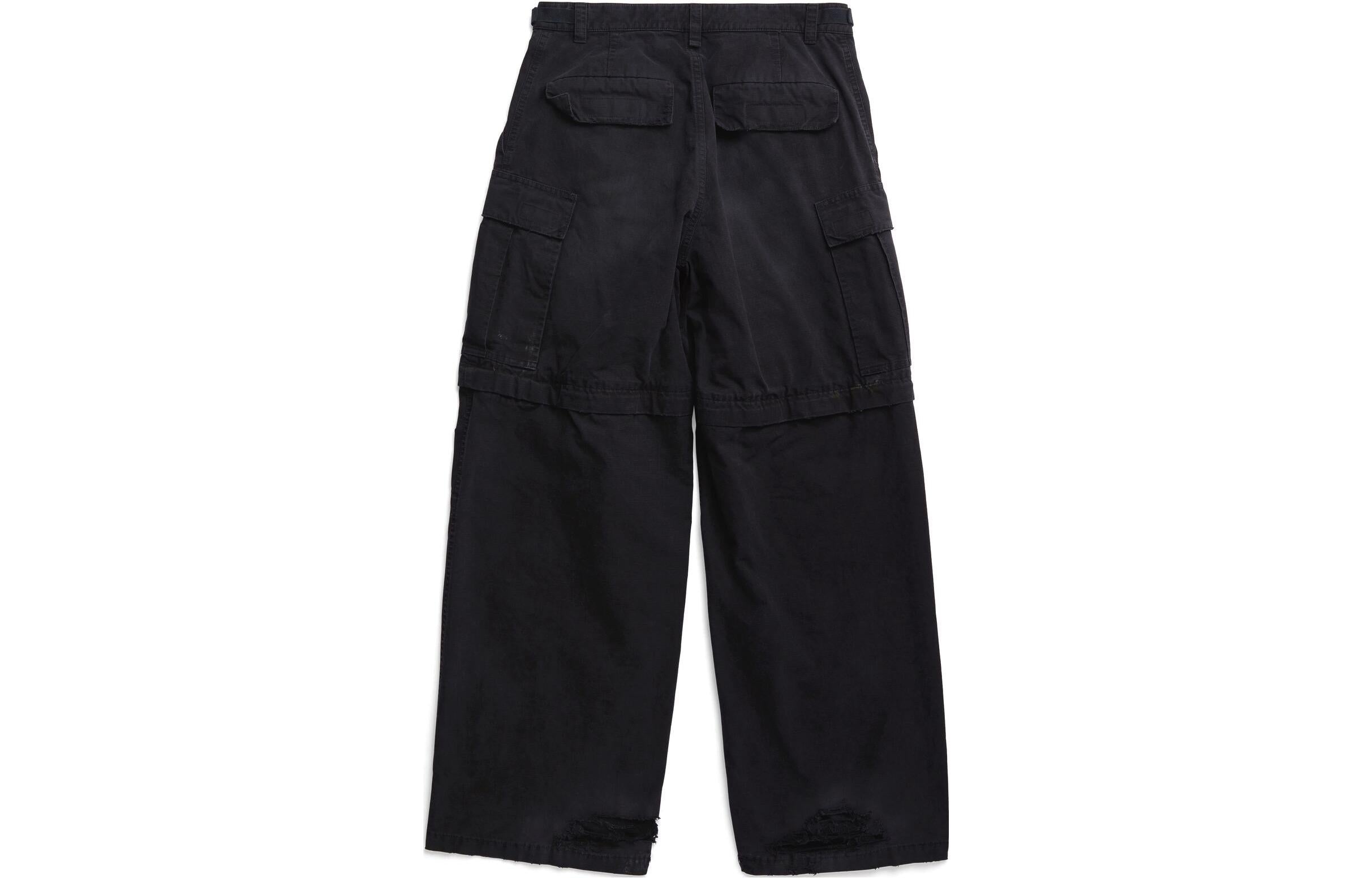Balenciaga Large Cargo Pants 'Black' 746493TKP271000 - 2