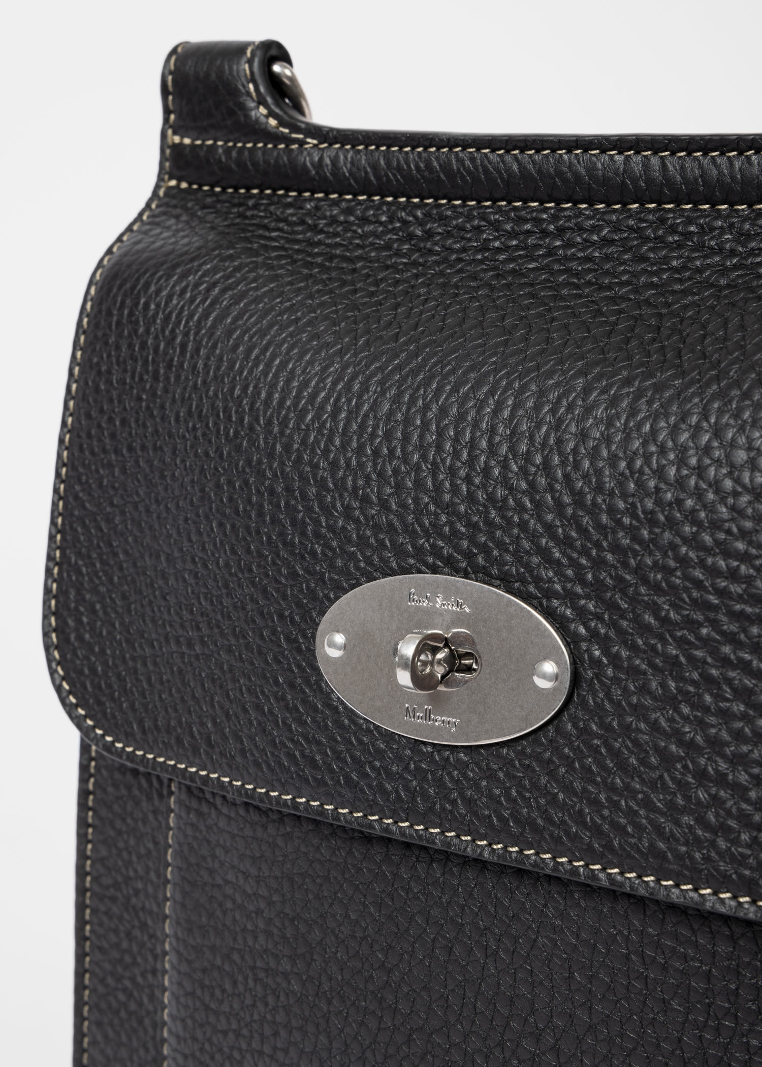 Mulberry x Paul Smith - Black Antony Bag - 7