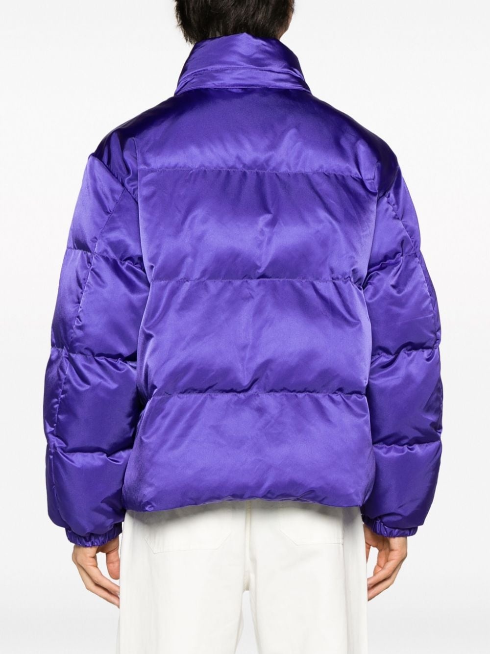 zip-up padded jacket - 4