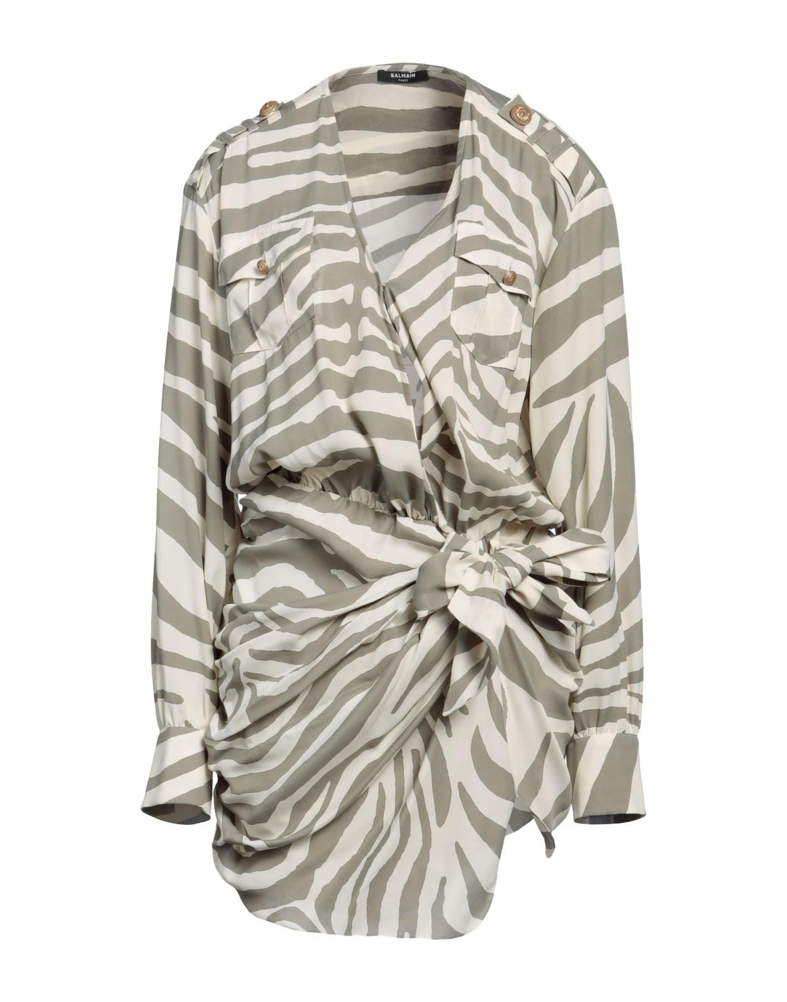 Sage green Women's Short Dress - 1