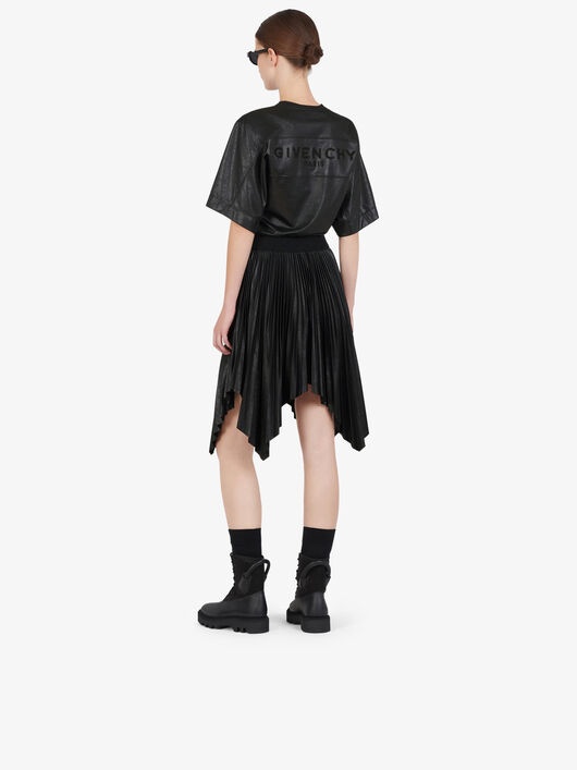 GIVENCHY PLEATED VARNISHED DRESS - 2