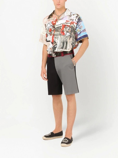 Dolce & Gabbana colour-block tailored shorts outlook