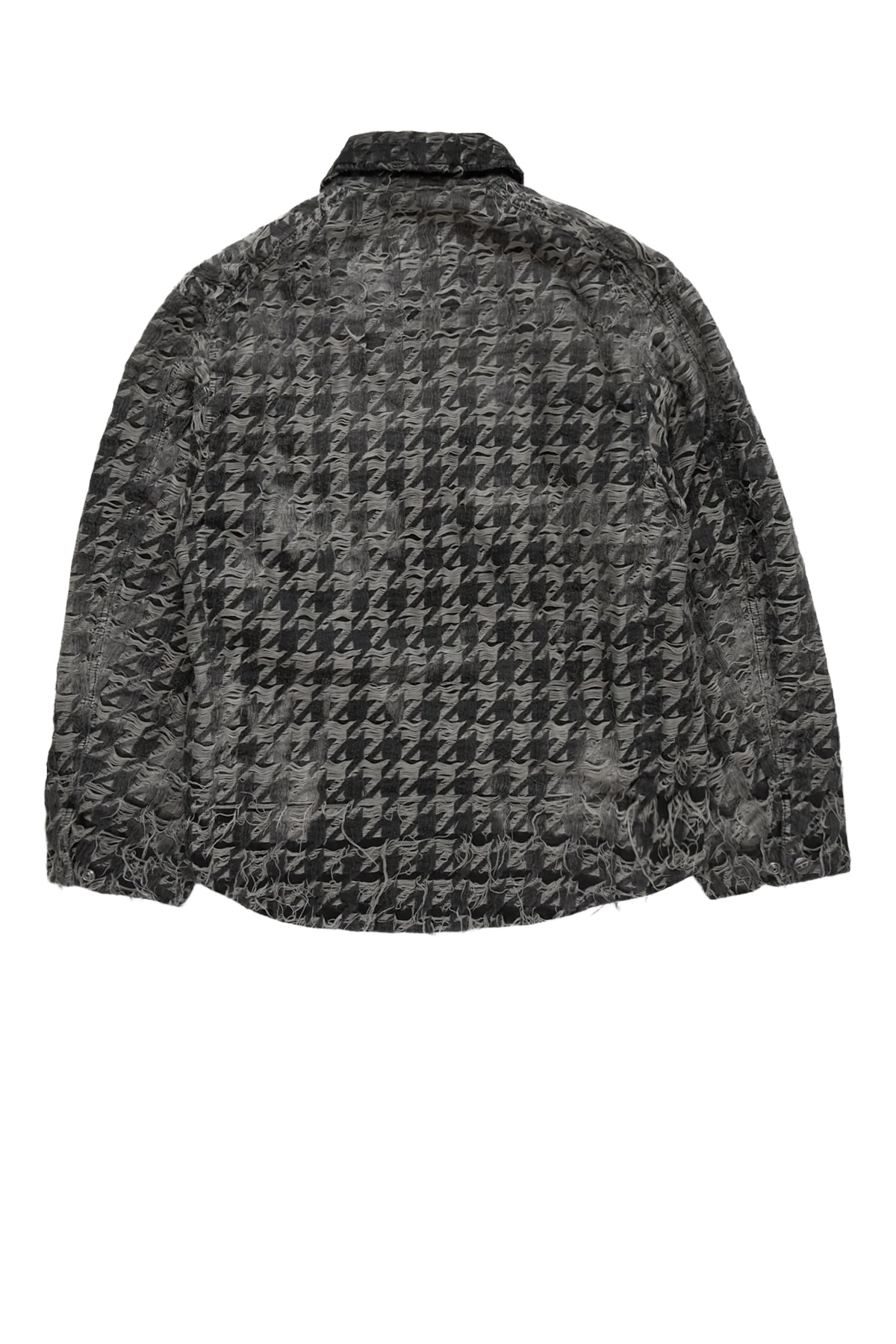 Diesel Houndstooth Distressed Jacket Black - 2