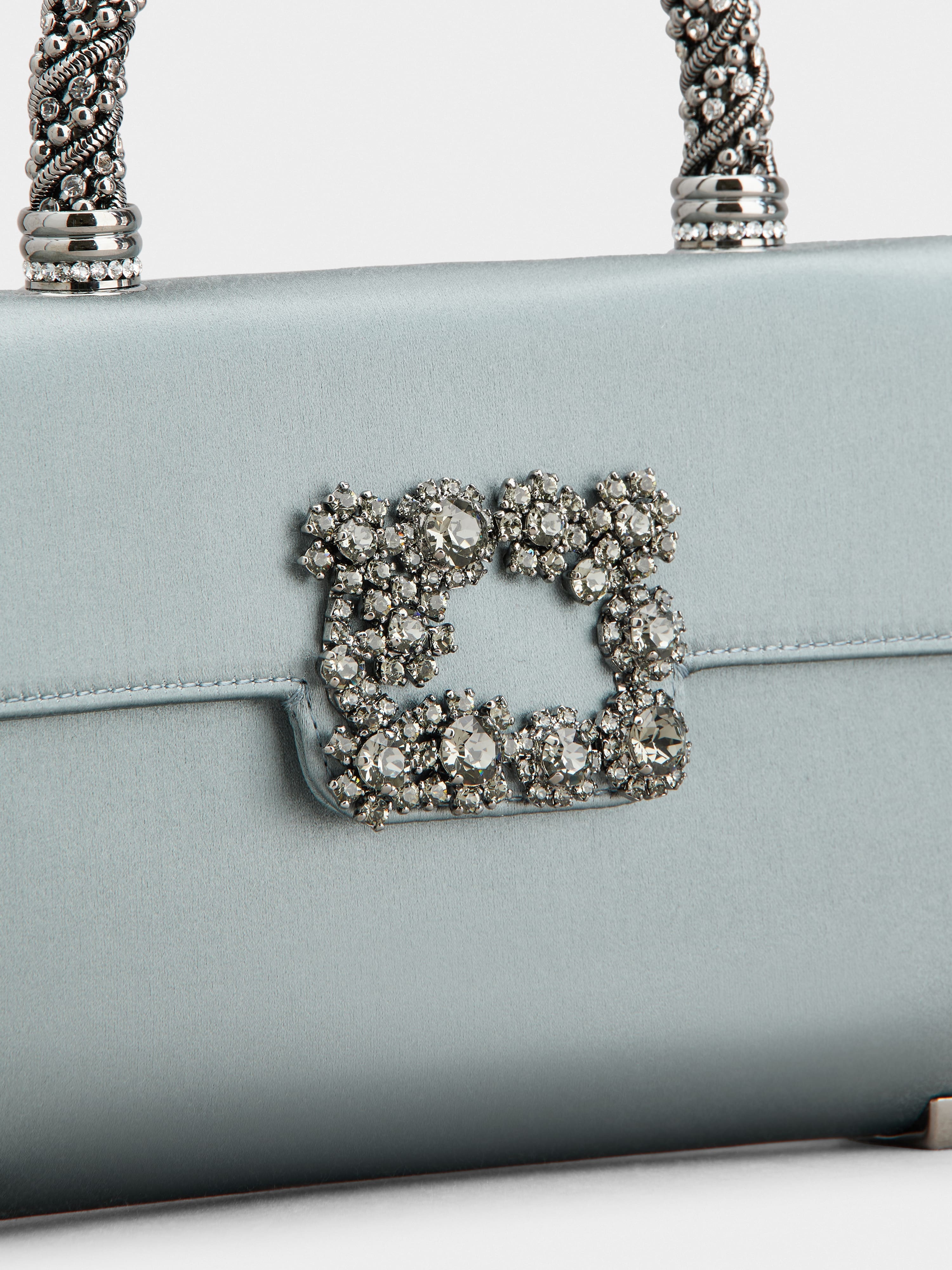 Jewel Efflorescence Mini Bag in satin - 7