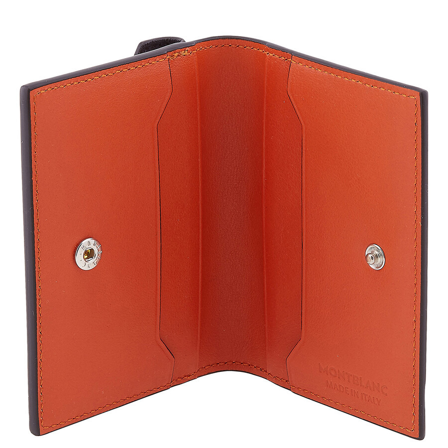 Montblanc Meisterstuck Selection Soft Card Holder - Spicy Orange - 5