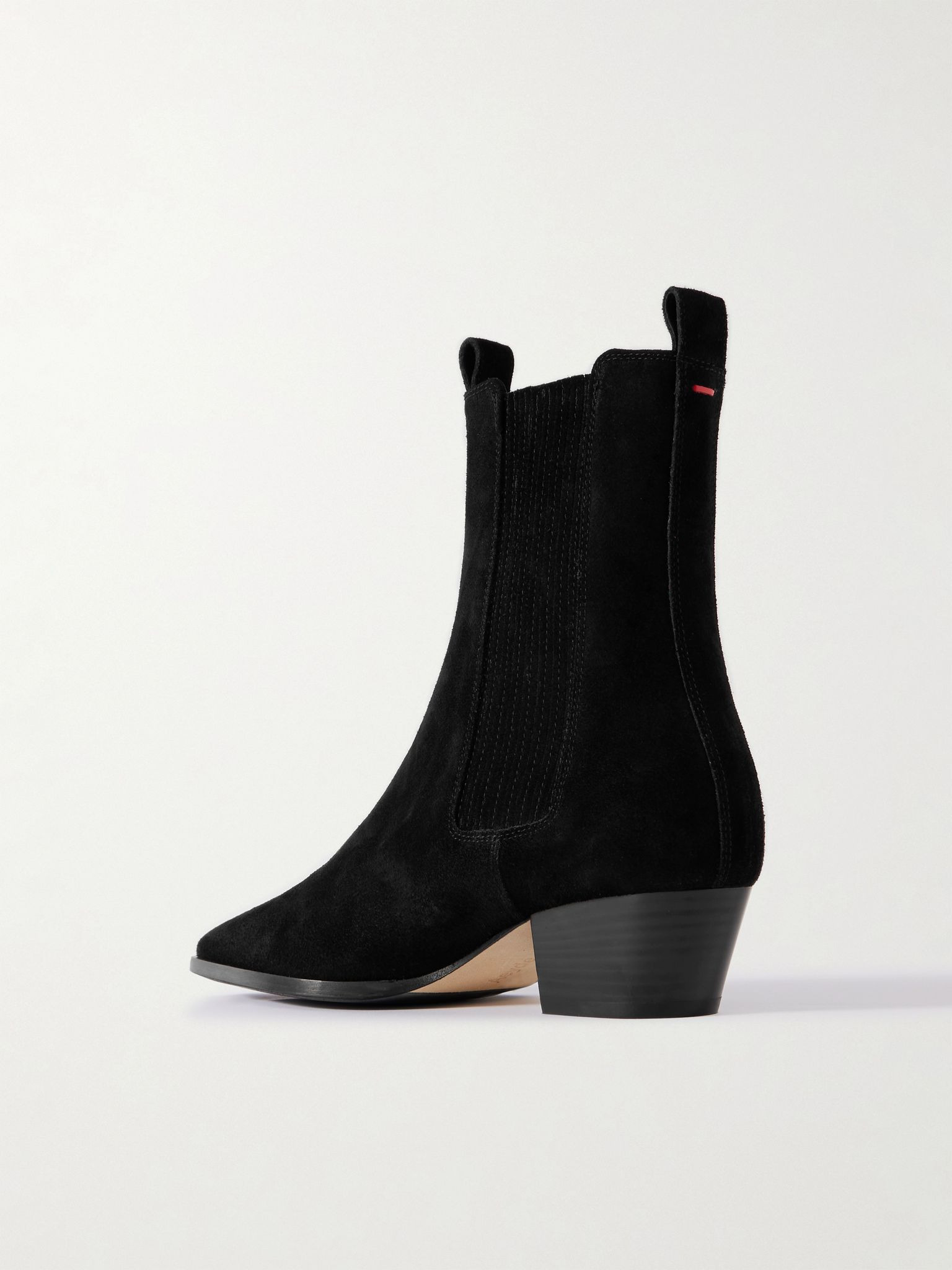 Agata suede ankle boots Black - 3