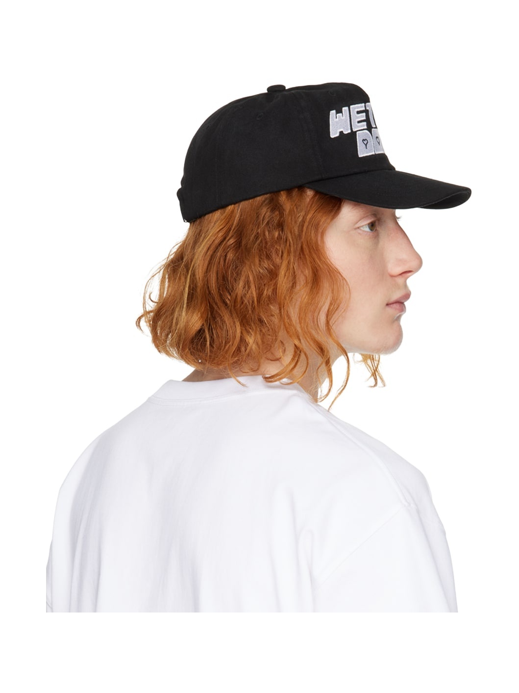 Black Square Logo Washed Cap - 3