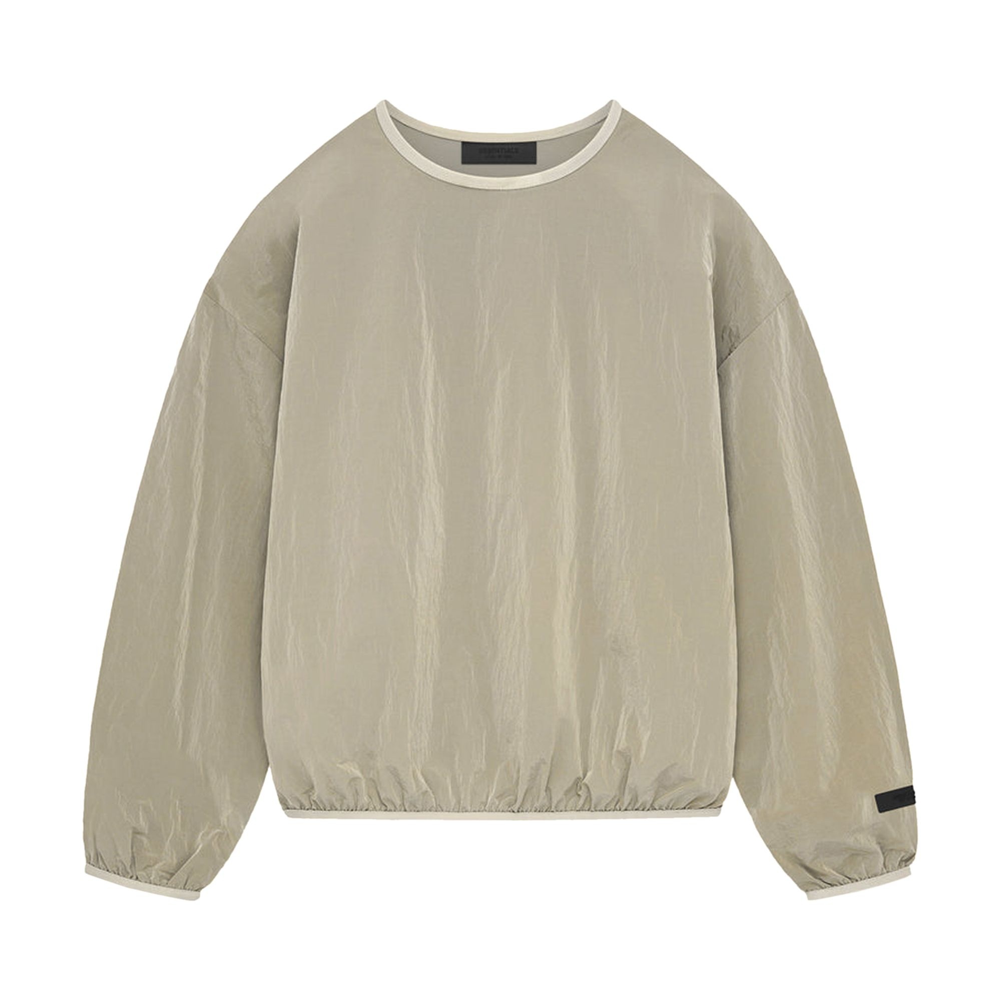 Fear of God Essentials Crinkle Nylon Pullover Crewneck 'Garden Yellow' - 1