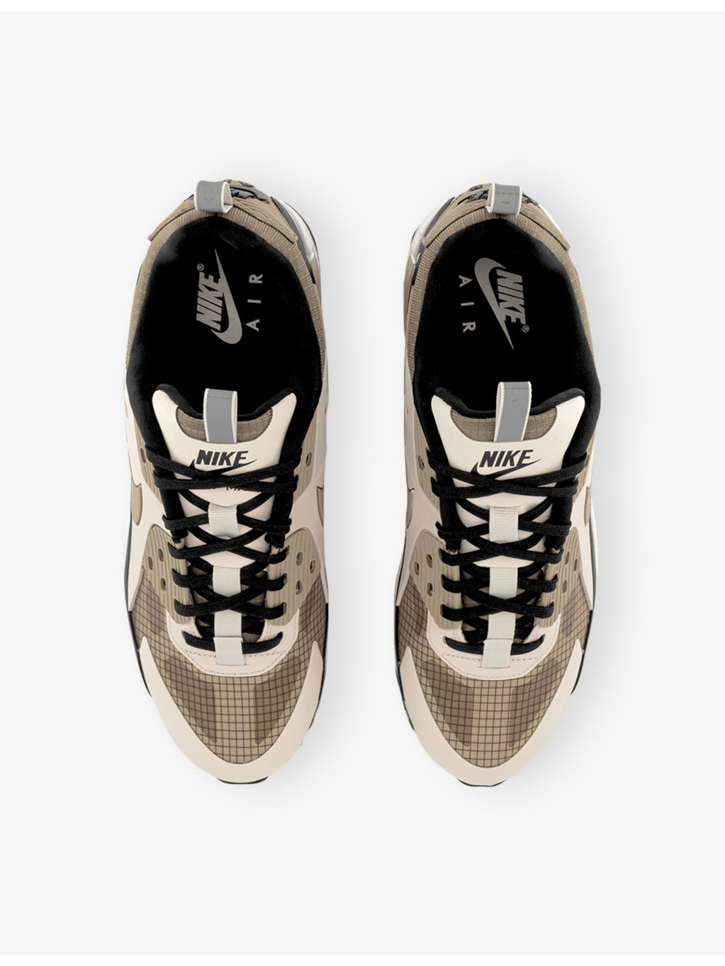 Air Max 90 Drift Leather and Mesh Low-Top Trainers - 2